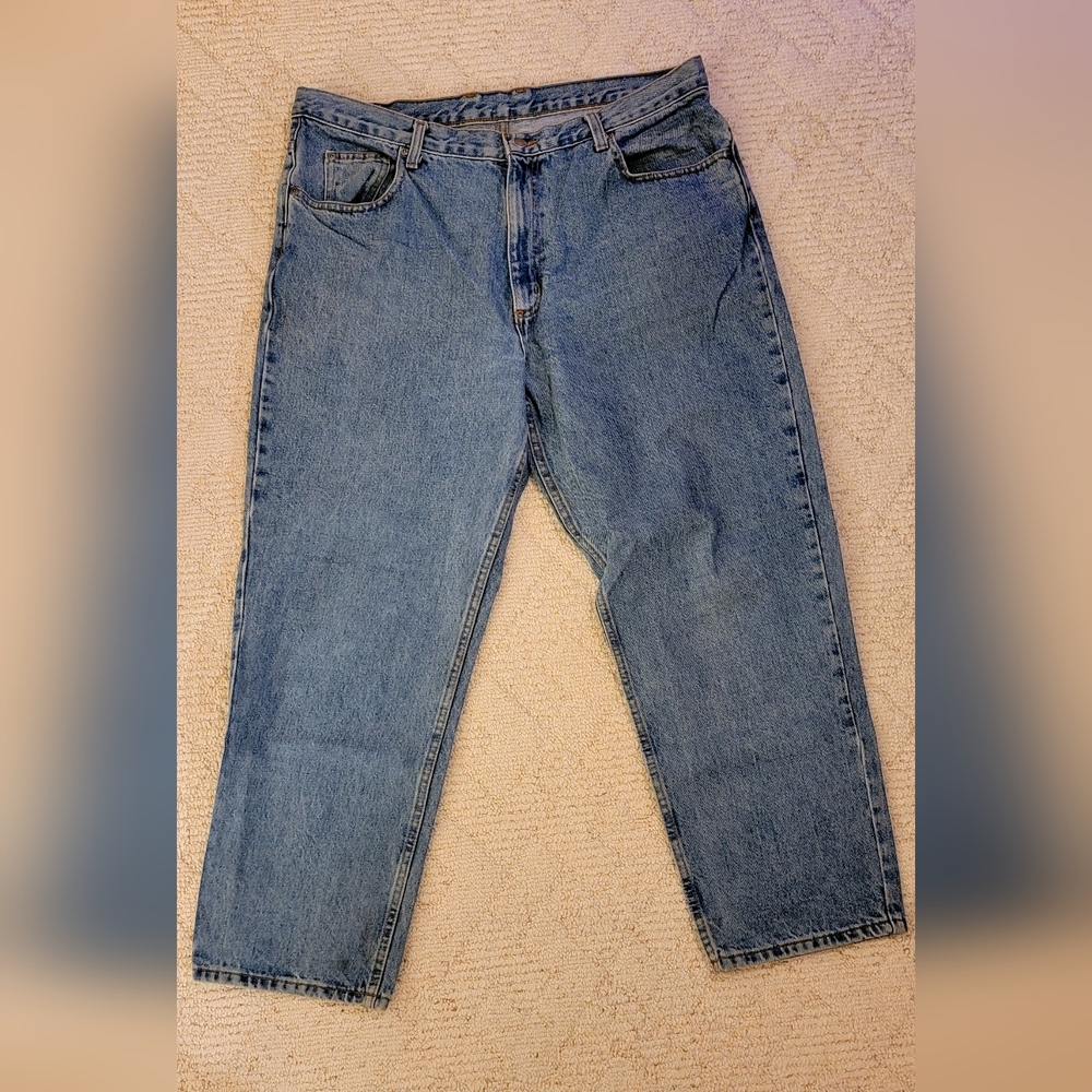 Mens Vintage Blue Jeans - Size 38 X 29